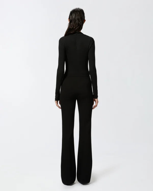 Pinko Pantaloni flared punto stoffa Hulka