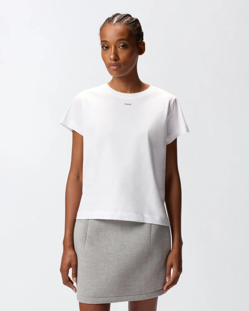 Pinko T-shirt stampa logo Basico