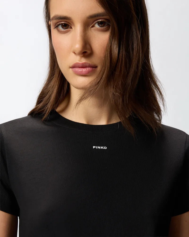 Pinko T-shirt stampa logo Basico