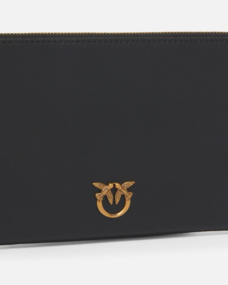 Pinko Horizontal Flat Bag in pelle Horizontal