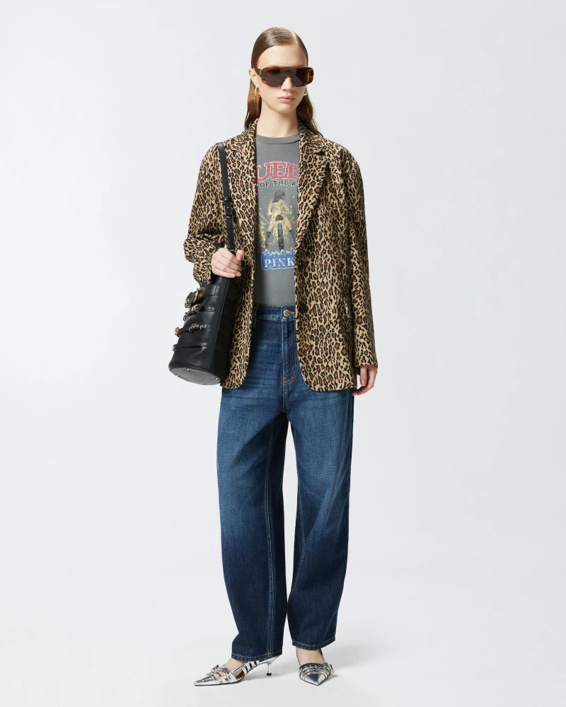 Pinko Jeans balloon in denim Estelle