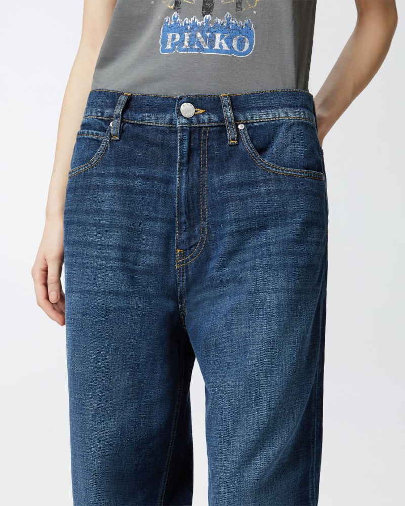 Pinko Jeans balloon in denim Estelle
