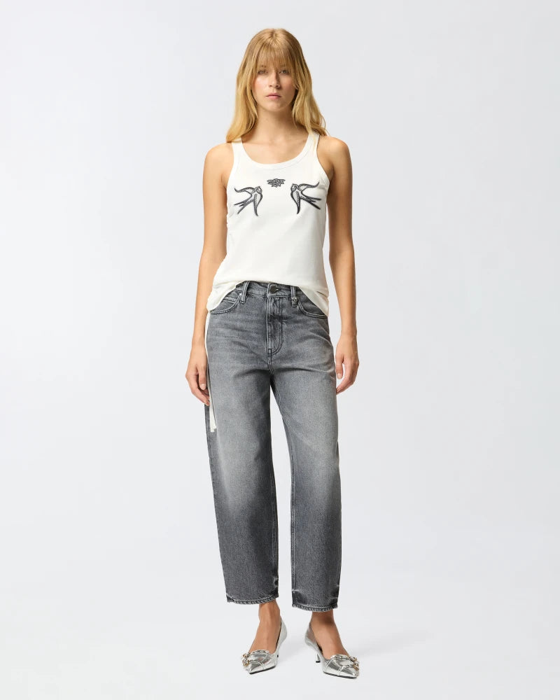 Pinko Jeans balloon in denim Estelle