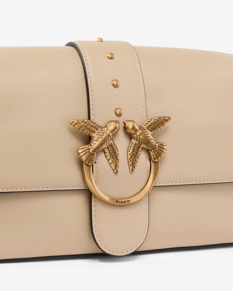 Pinko Borsa a spalla media Love Bag Slouchy in pelle