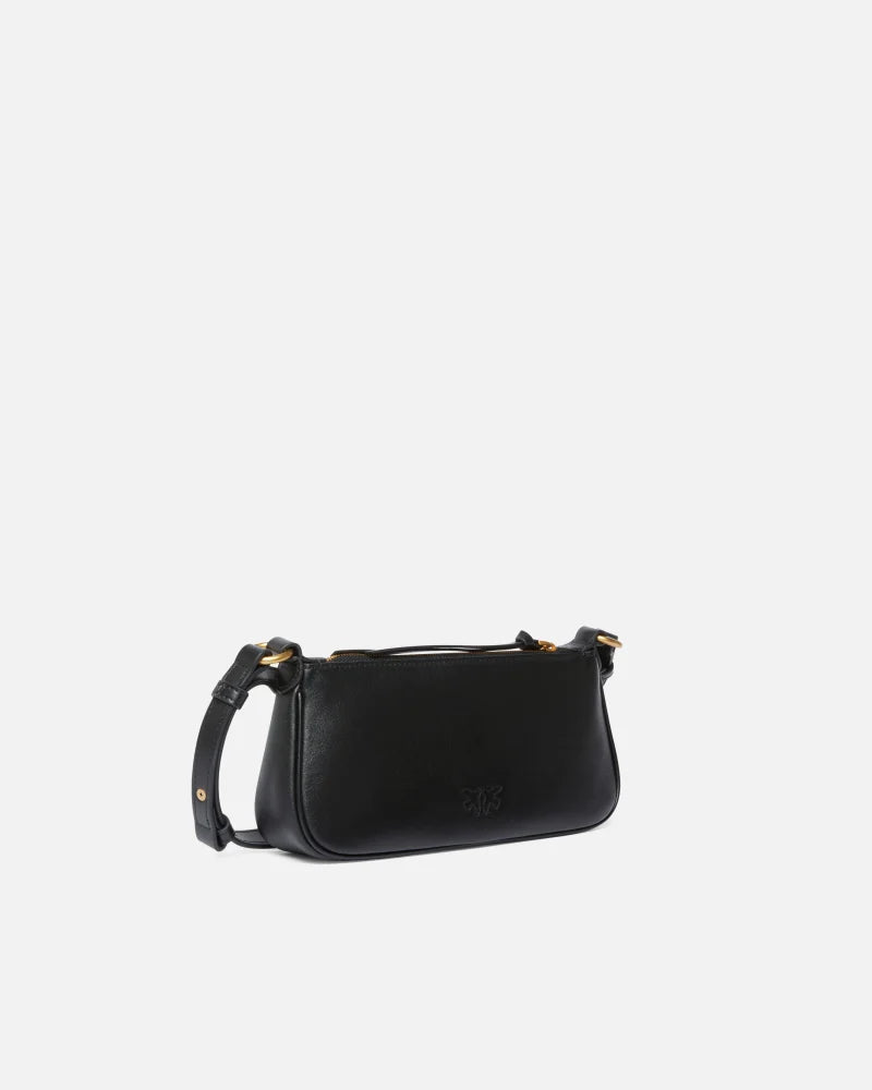 Pinko Borsa a tracolla Mini Half Moon Baguette in pelle