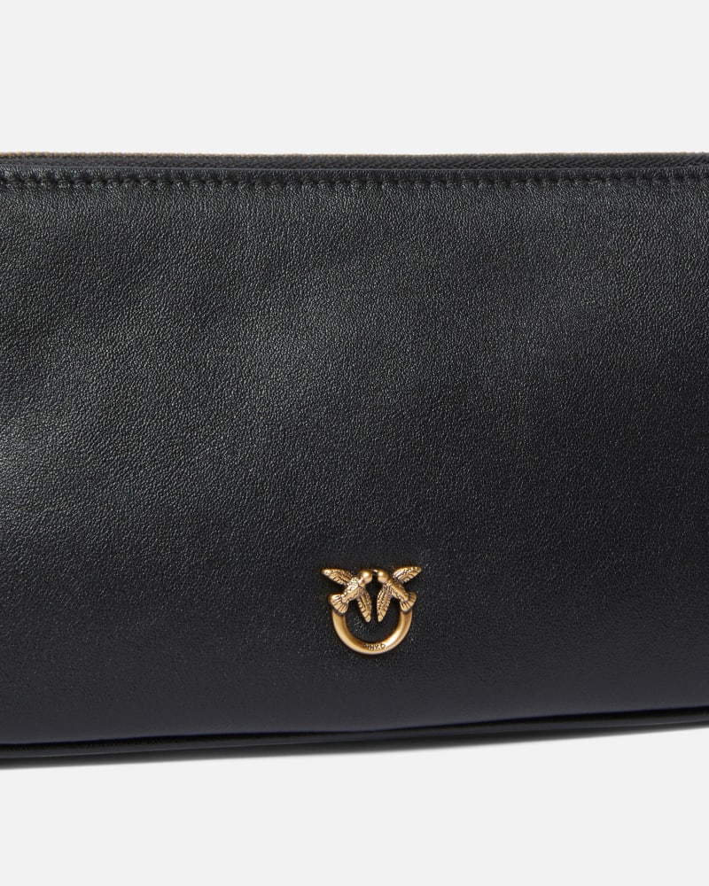 Pinko Borsa a tracolla Mini Half Moon Baguette in pelle
