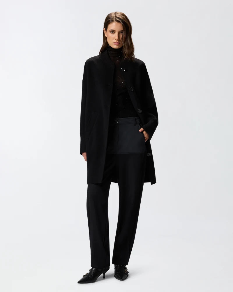 Pinko Cappotto lungo in panno double Certosa