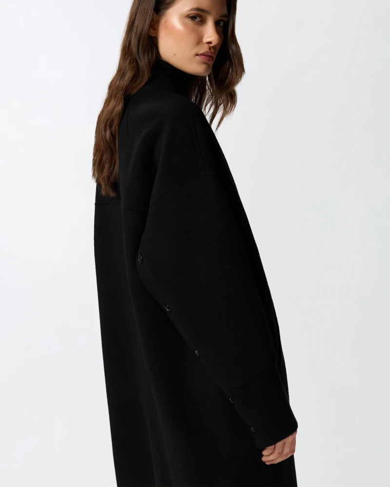 Pinko Cappotto lungo in panno double Certosa