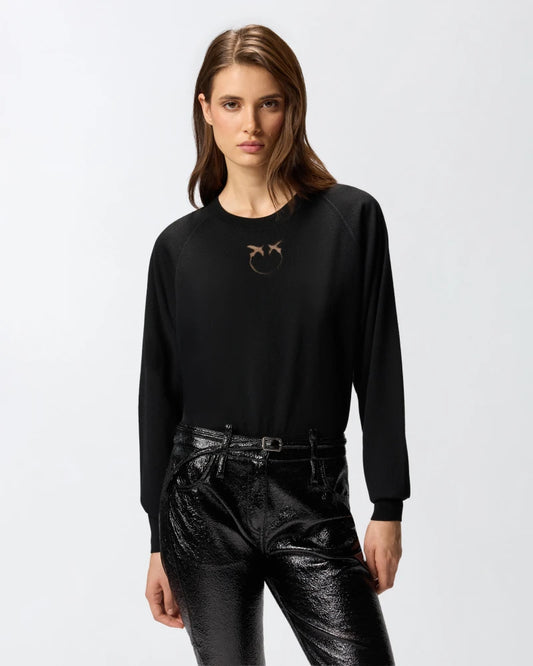 Pinko Maglia girocollo a maniche lunghe Lanzarote