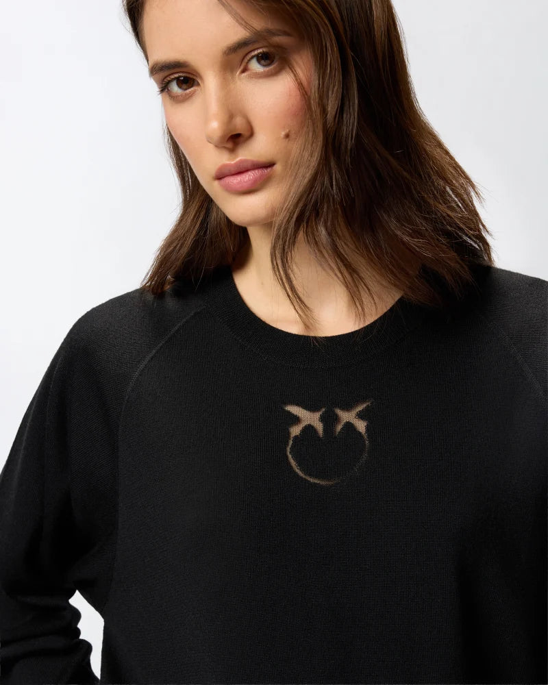 Pinko Maglia girocollo a maniche lunghe Lanzarote