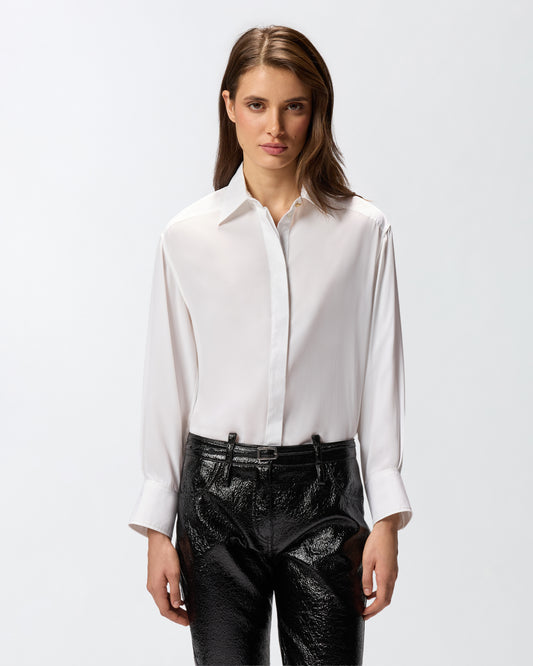 Pinko Camicia in popeline e crêpe