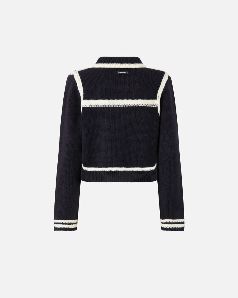 Pinko Cardigan stile preppy Sulcis