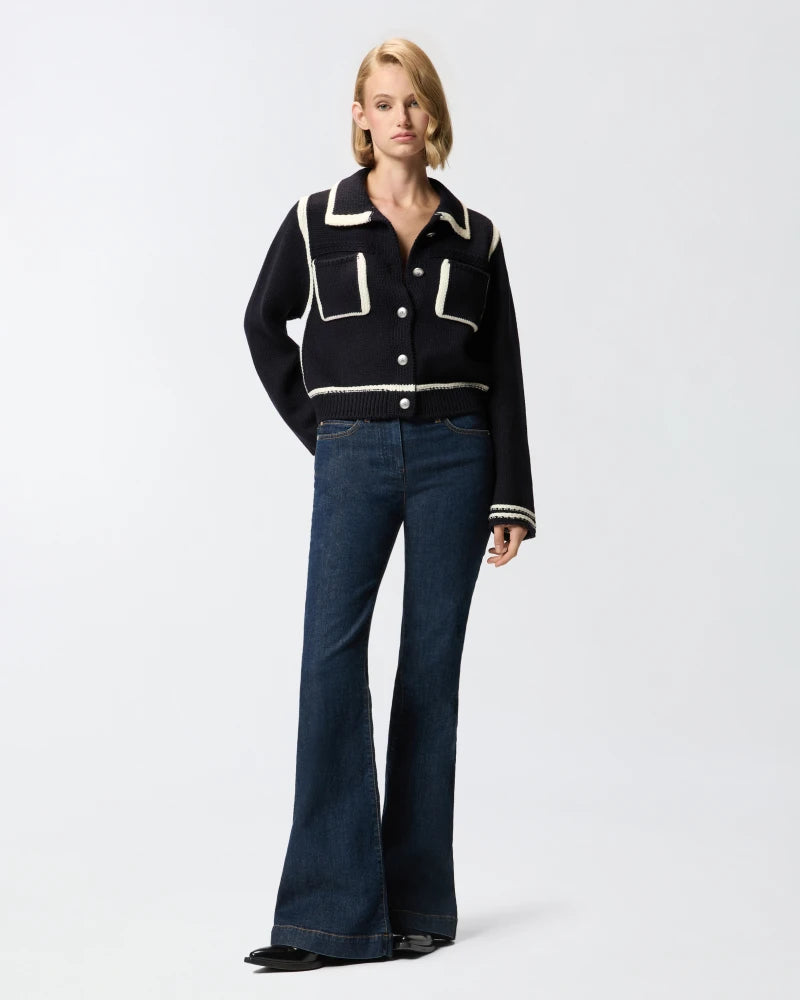 Pinko Cardigan stile preppy Sulcis