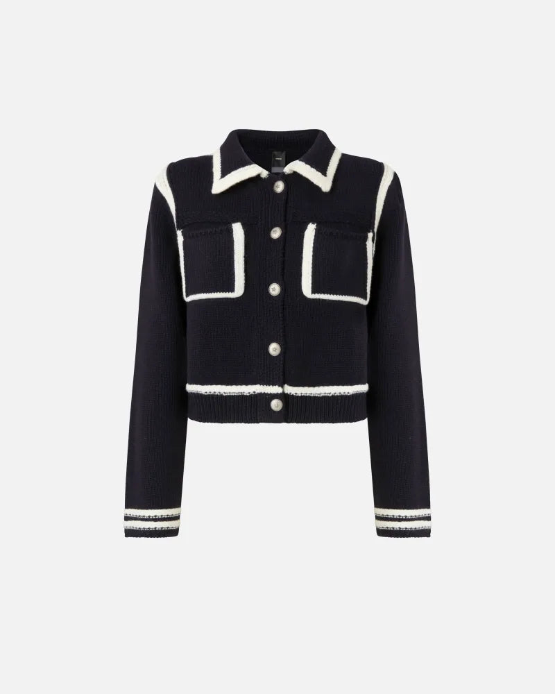 Pinko Cardigan stile preppy Sulcis