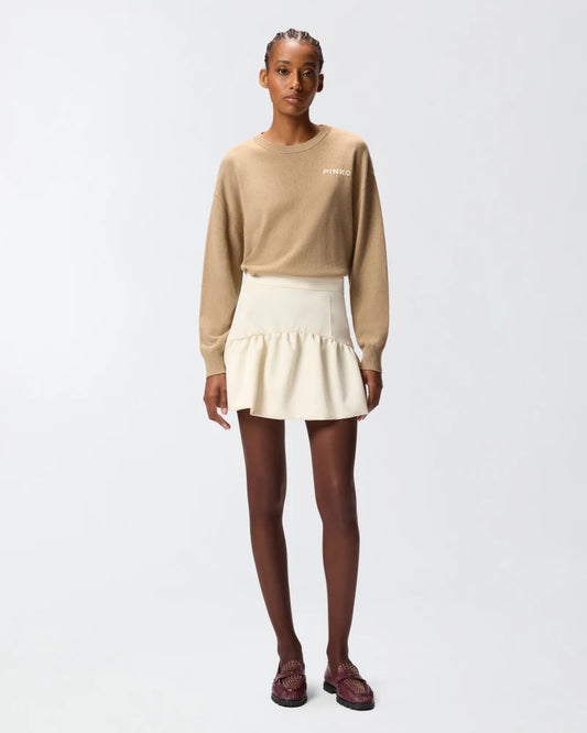 Pinko Maglione con maxi logo Love Birds Martinica