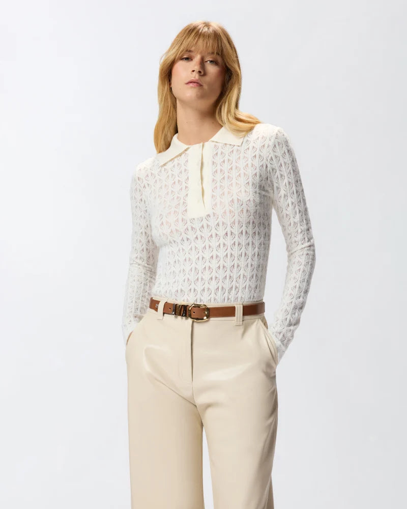 Pinko Maglia body in pizzo Yoana