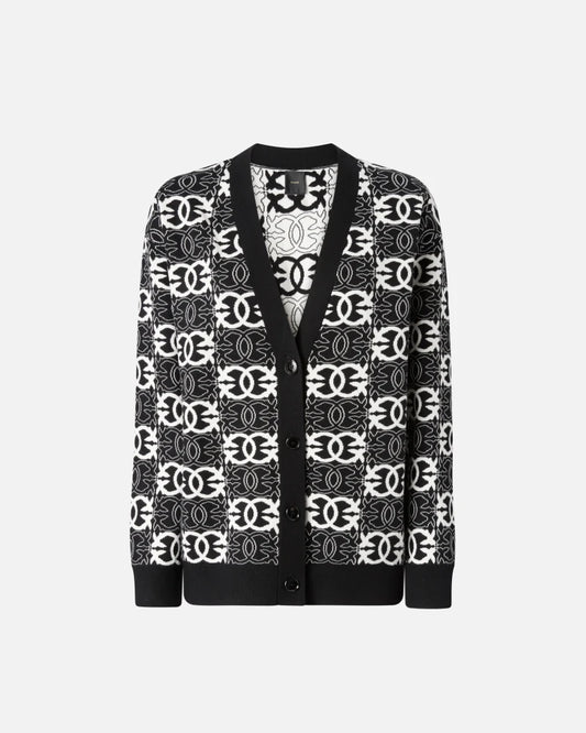 Pinko Cardigan con logo Love Birds HALF BREED