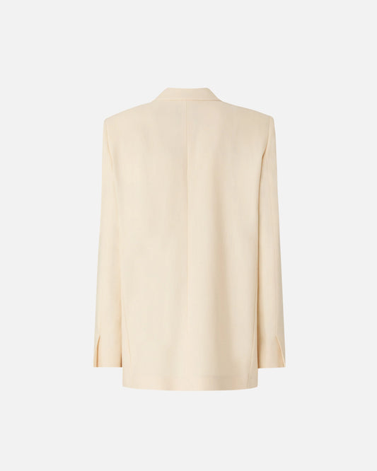Pinko Giacca monopetto effetto rustico Faith white