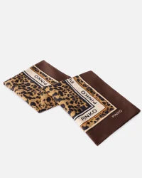 Pinko Foulard con stampa leopardata