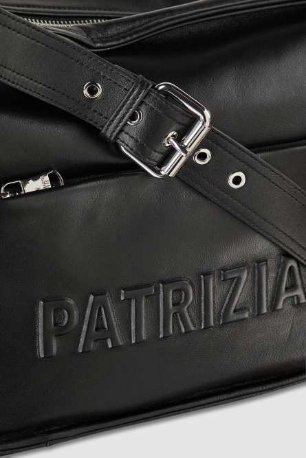 Patrizia Pepe Borsa Shopping (IM)PERFECTION in pelle nera