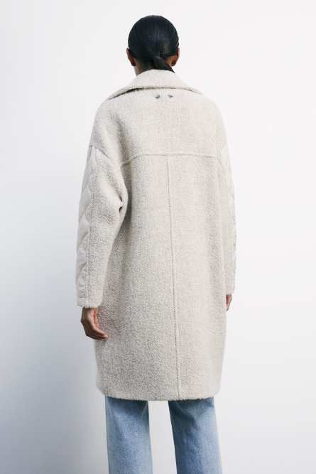 Patrizia Pepe Cappotto midi in misto lana