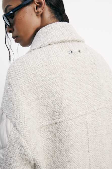Patrizia Pepe Cappotto midi in misto lana