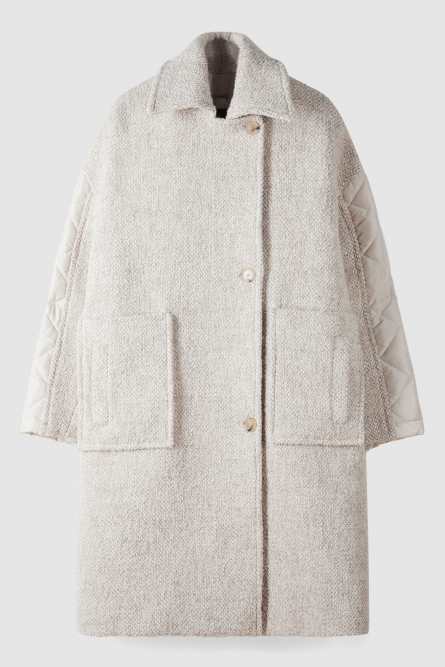 Patrizia Pepe Cappotto midi in misto lana