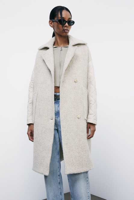 Patrizia Pepe Cappotto midi in misto lana