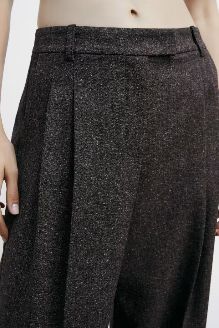Patrizia Pepe Pantaloni strutturati con pieghe