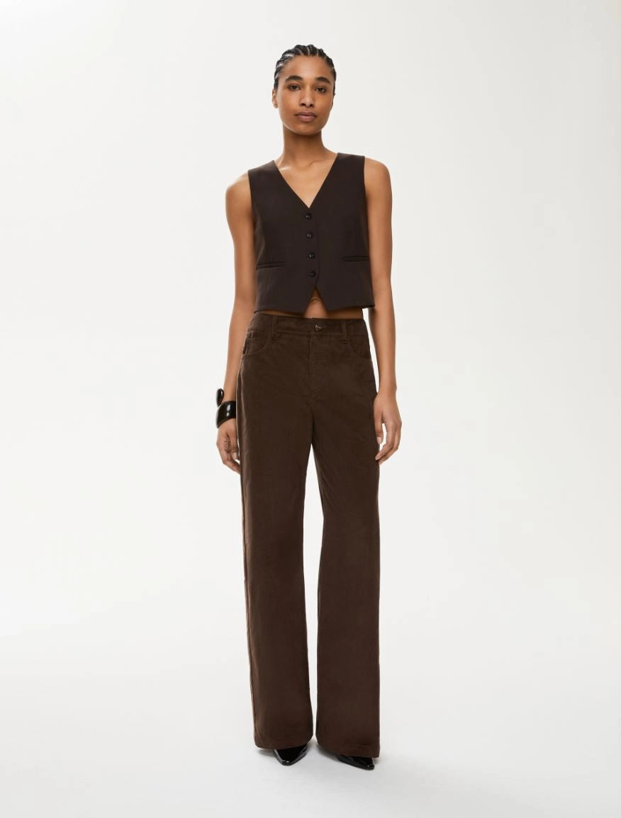 I Blues PANTALONI IN VELLUTO Martin Marrone