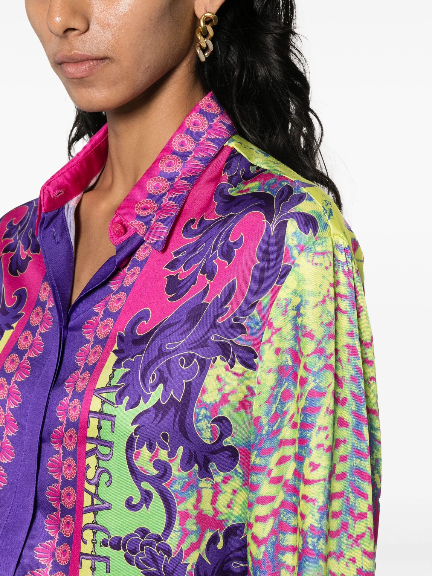 Versace Jeans Couture Camicia 76HAL2P2 Multicolore