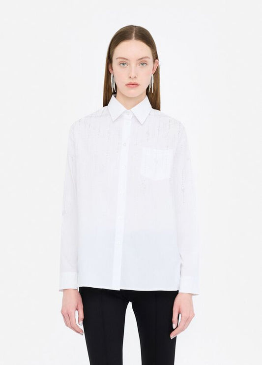 Liu Jo Camicia in cotone con strass