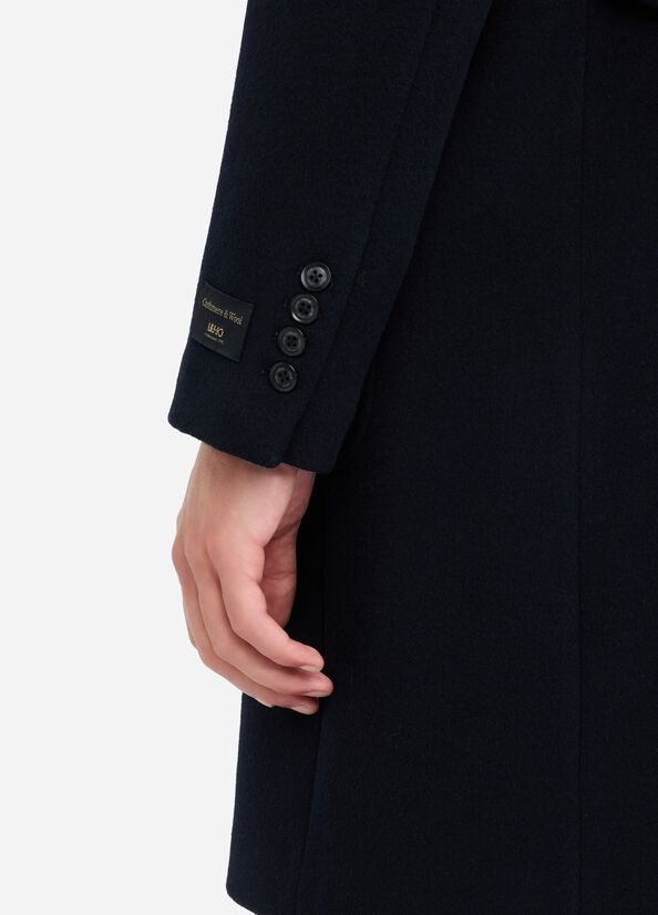 Liu Jo Cappotto doppiopetto in lana e cashmere