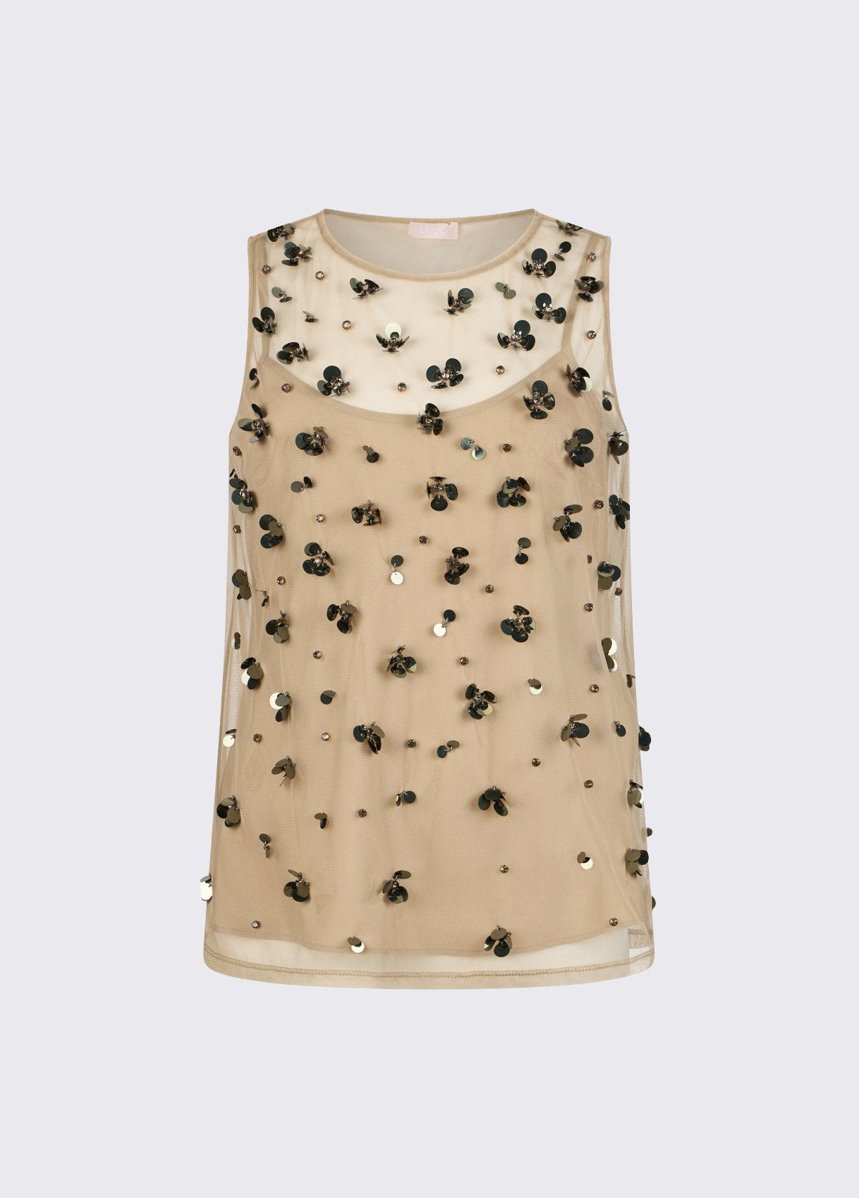 Liu Jo Top in tulle ricamato