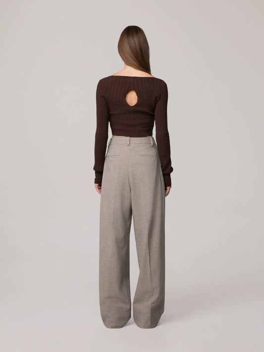 Hinnominate Pantalone over con doppia pences in poliviscosa