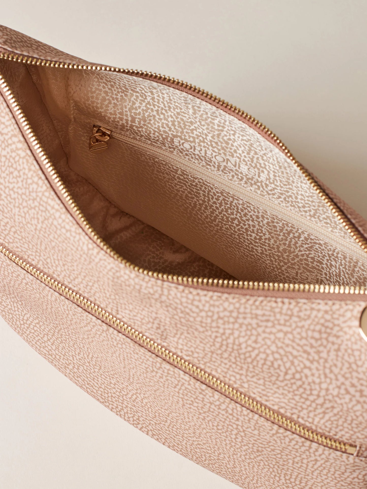 Borbonese ECO LINE LUNA BAG SMALL beige-brown