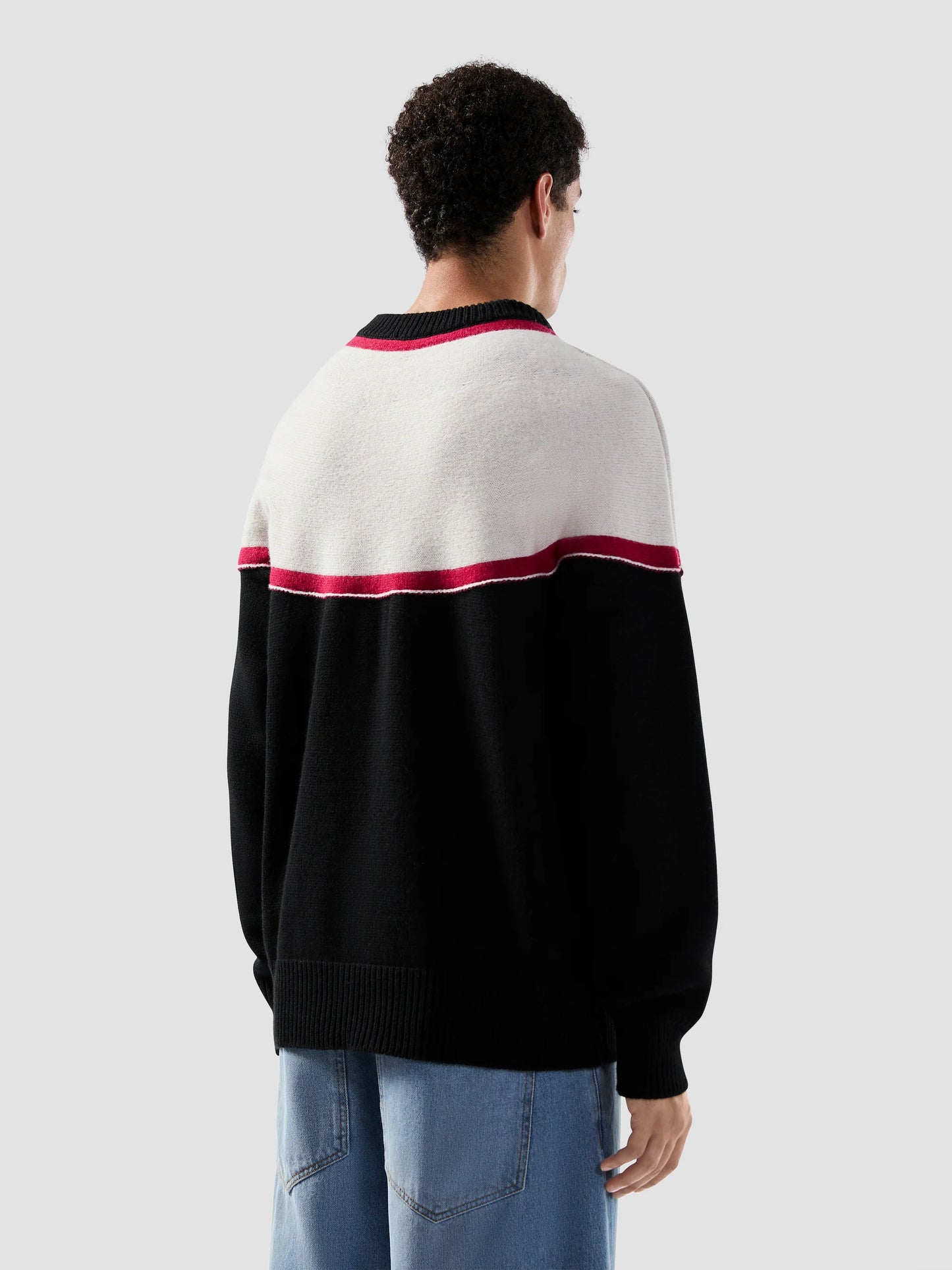 GCDS Maglione a righe con logo
