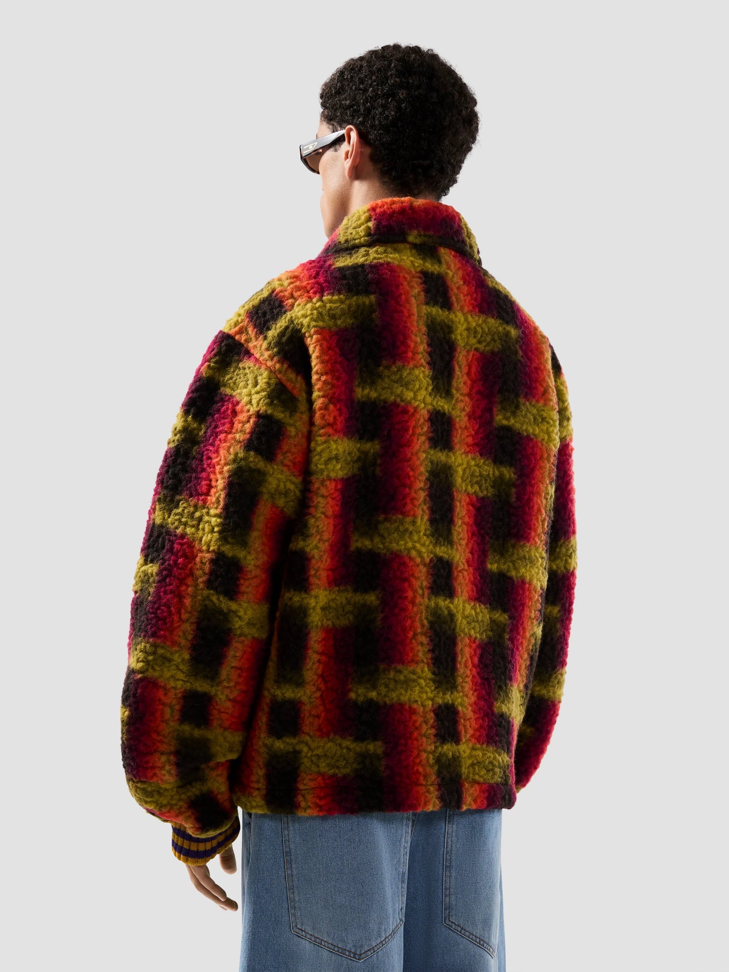 GCDS Giacca Teddy Full Zip