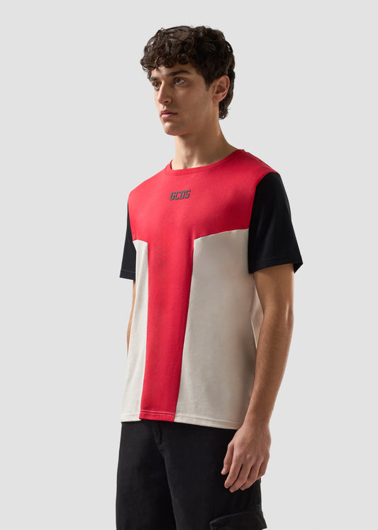 GCDS T-shirt color block