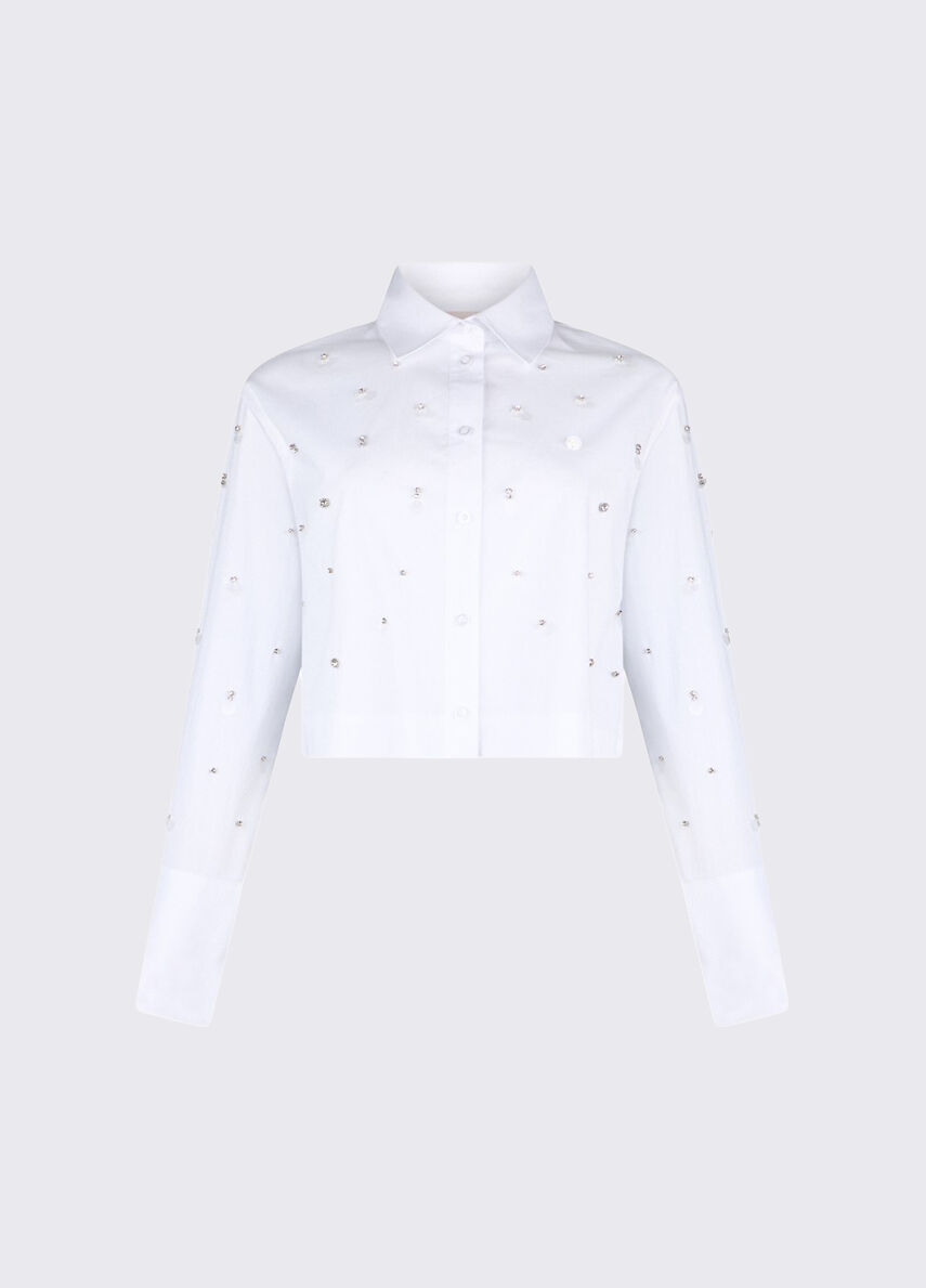 Liu Jo Camicia boxy con ricami gioiello
