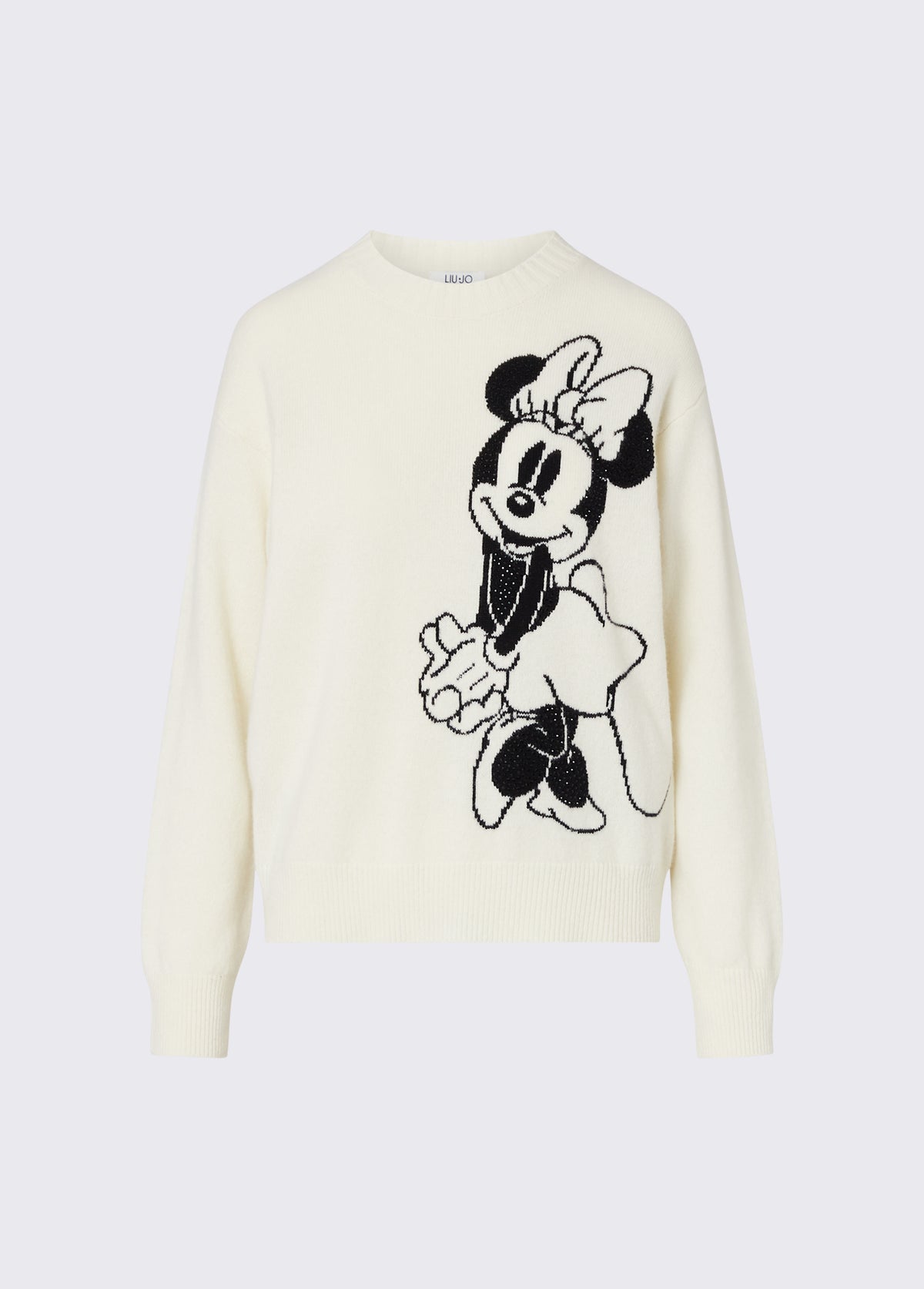 Liu Jo Maglia jacquard in lana Mrs Mouse