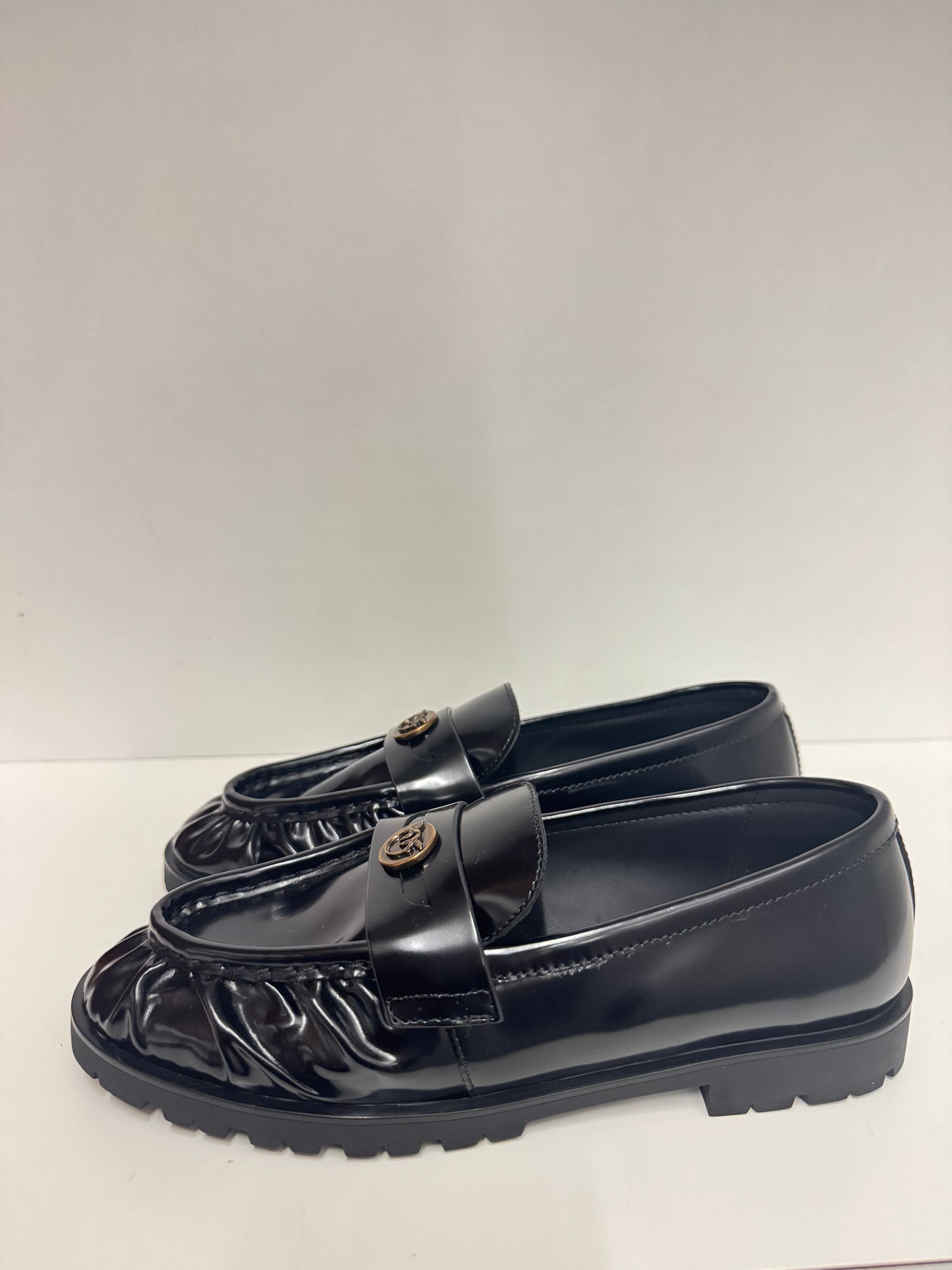 Pinko Mocassino box calf leather black NORA01