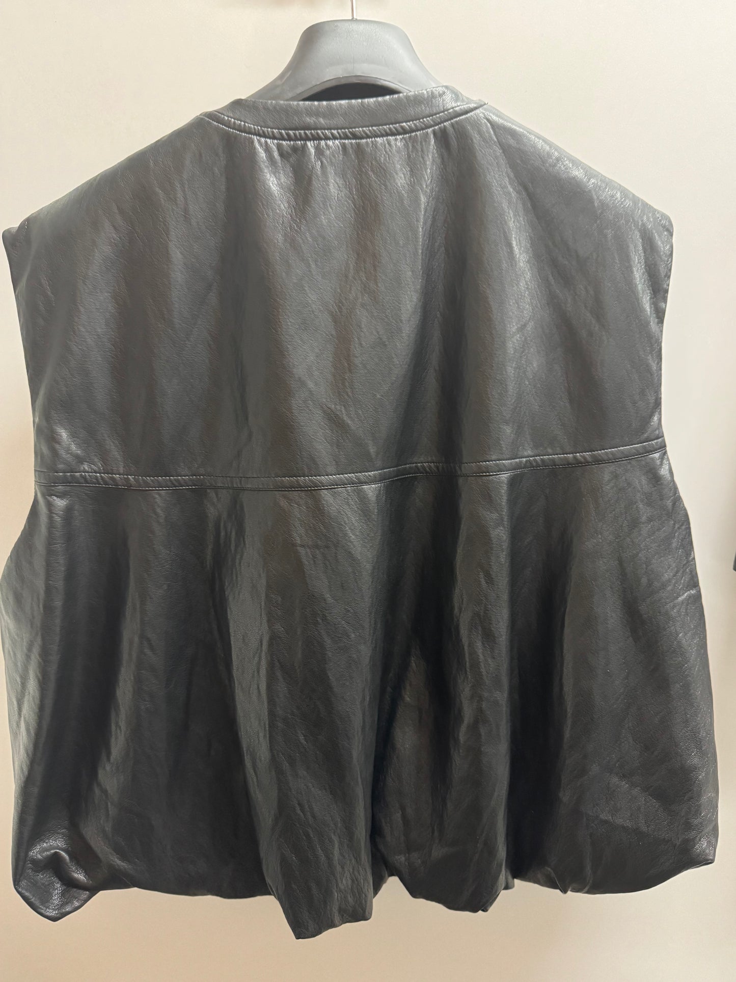 ELEH Gilet Ecopelle Nero