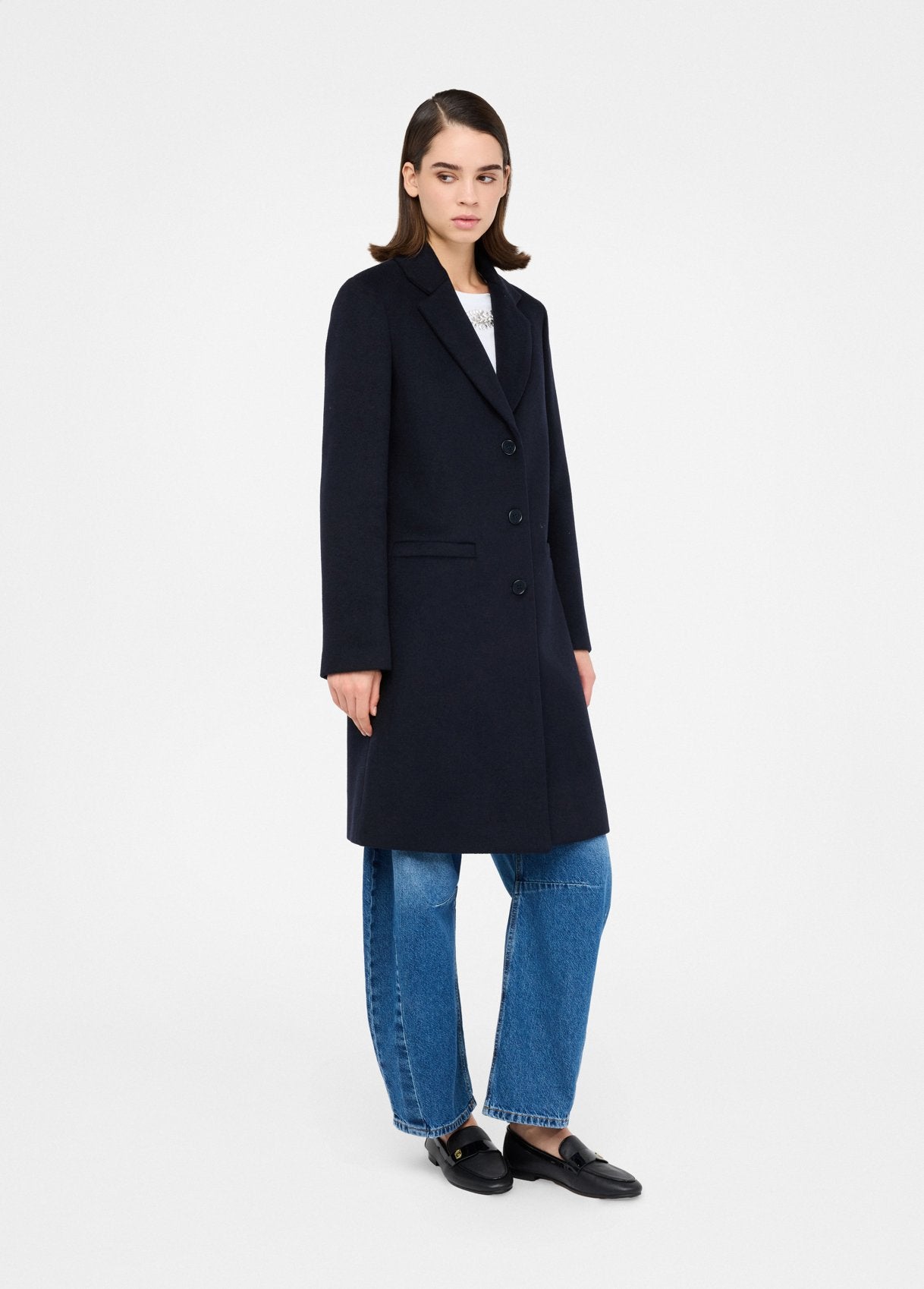 Liu Jo Cappotto in lanablu navy