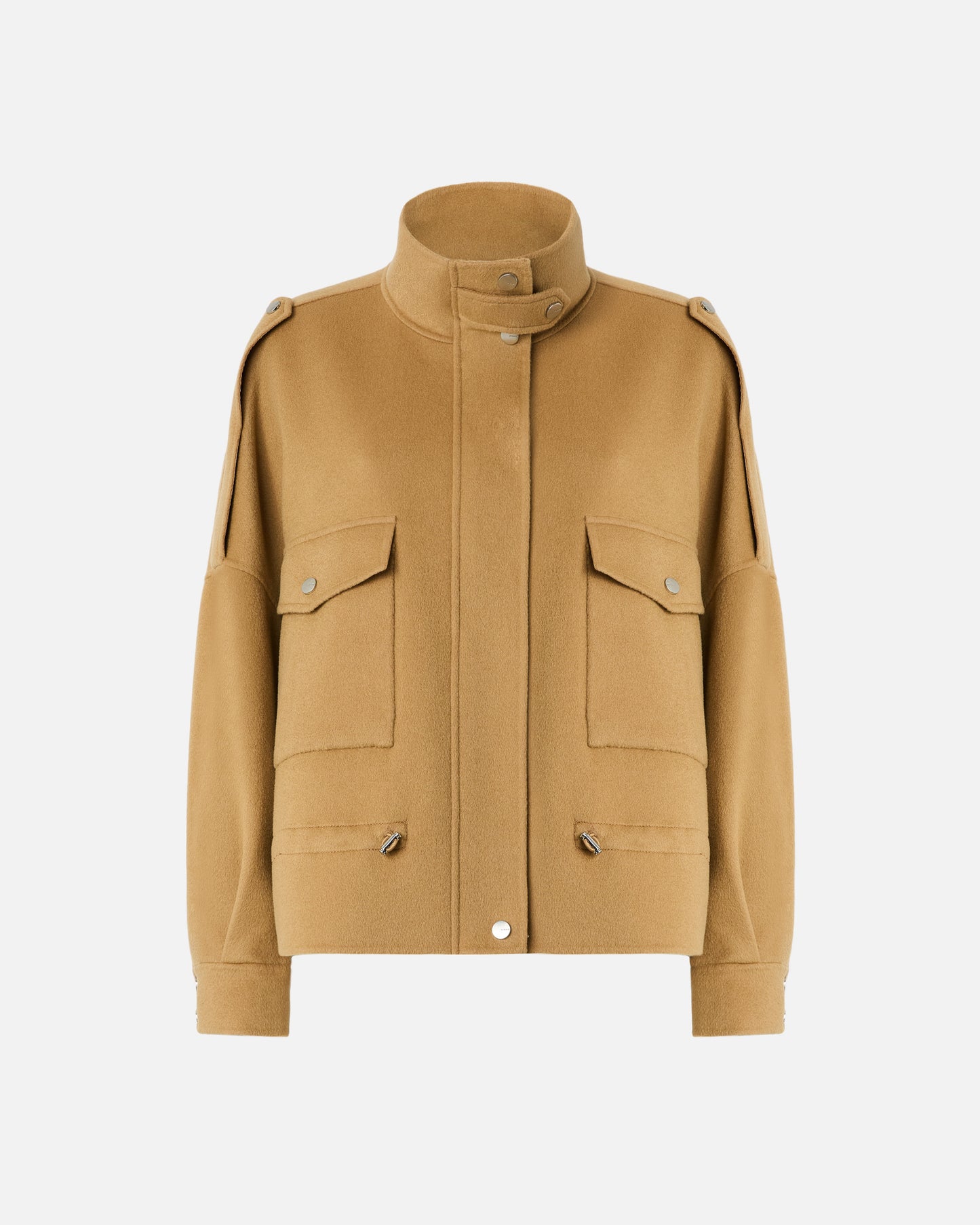 Pinko Caban in panno double con collo alto CROSTINO