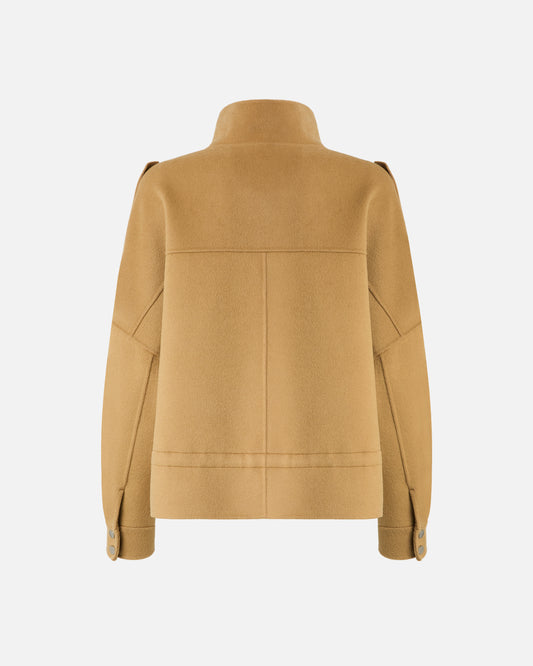 Pinko Caban in panno double con collo alto CROSTINO