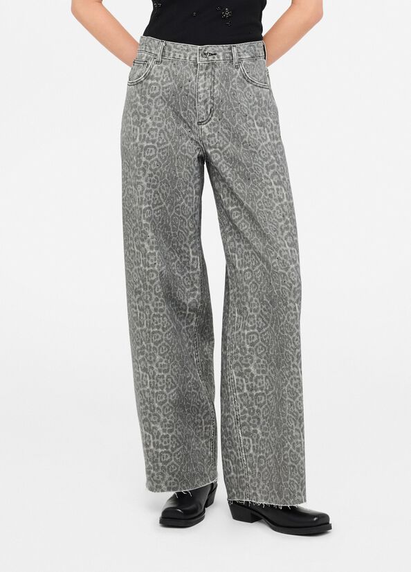 Liu Jo Pantaloni flare con stampa