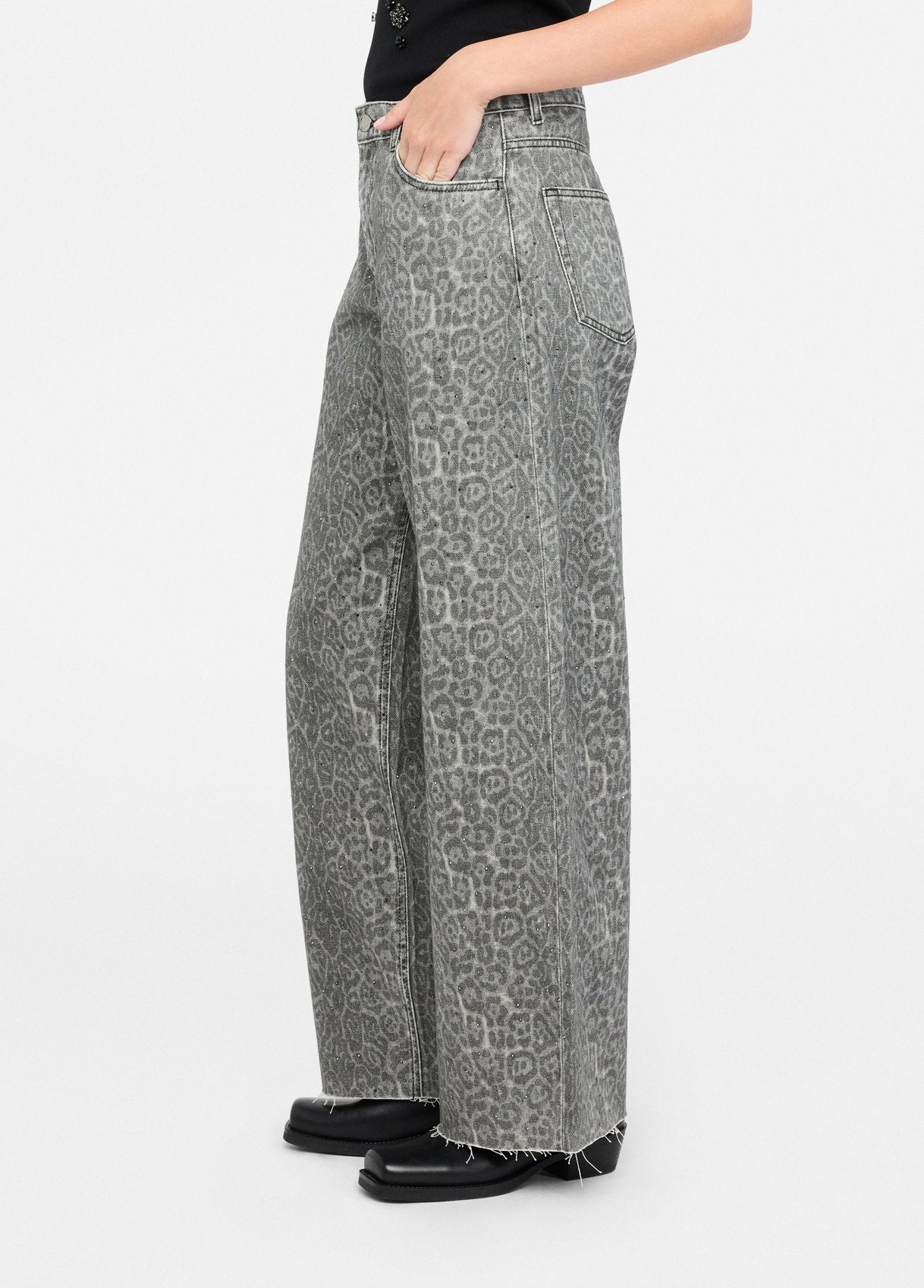 Liu Jo Pantaloni flare con stampa