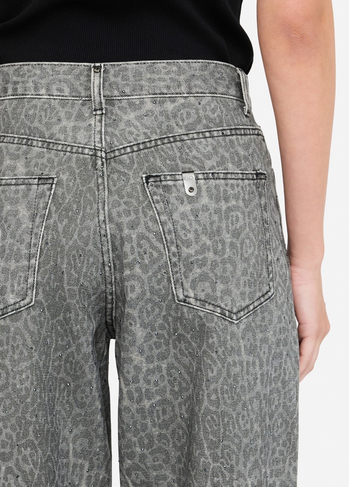 Liu Jo Pantaloni flare con stampa