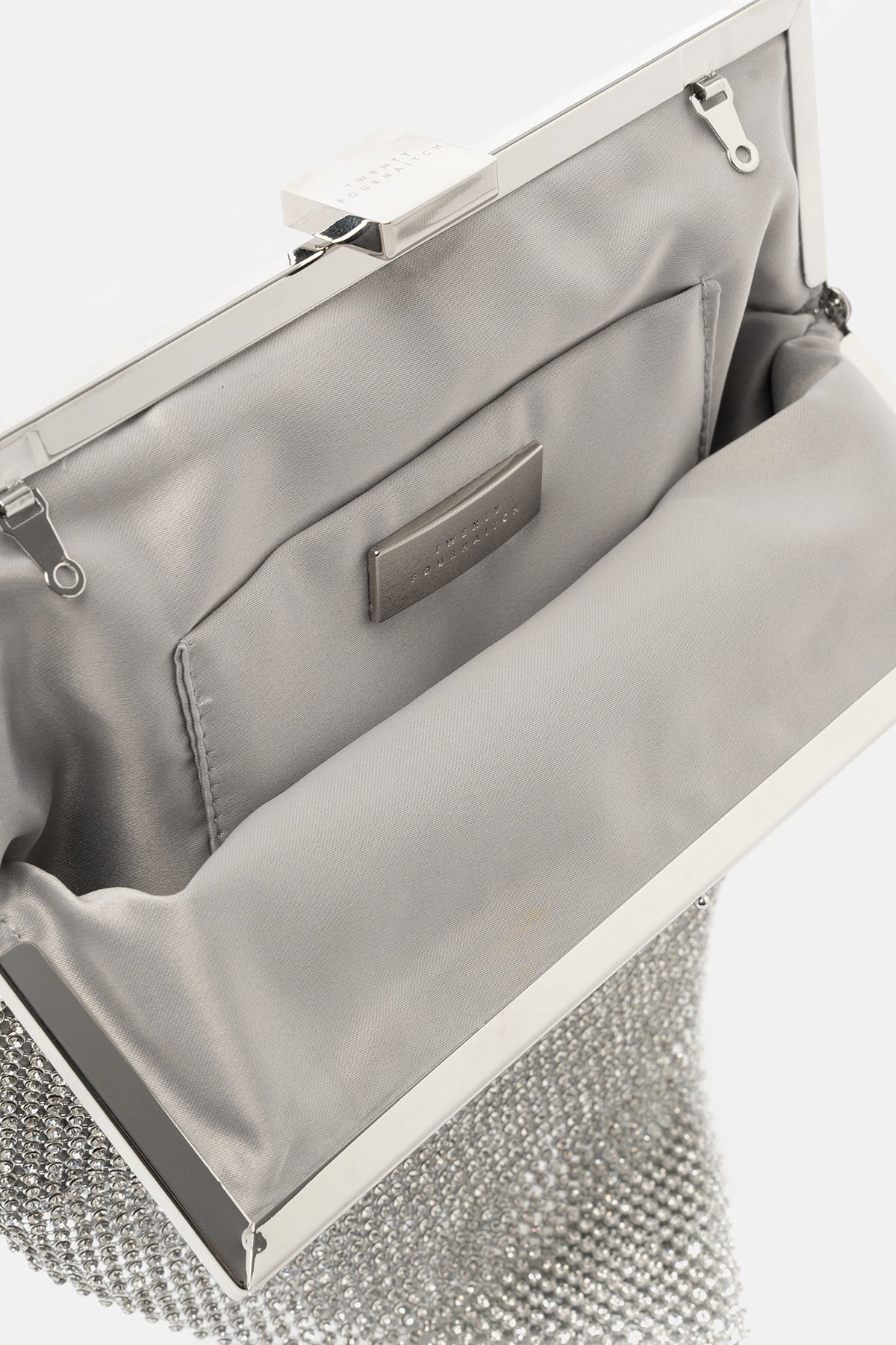 Twentyfourhaitch Mini Bag Fornage Argento